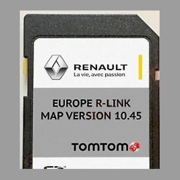 Mapy SD karta Renault R-Link TOM-TOM Europa 2020