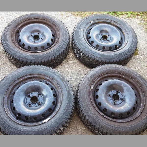 Zimní kola Opel Corsa D, Meriva 4x100, Falken 185/65R15, 8mm