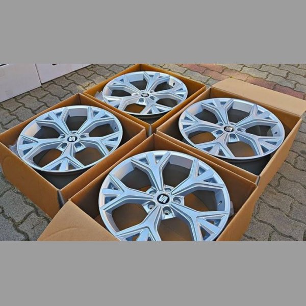 seat original r19 alu kola elektrony 5x112 audi skoda vw